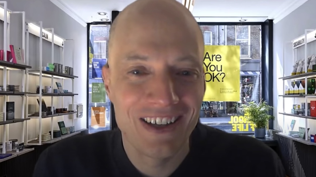 It is ok to be not ok: Alain de Botton and James Corden